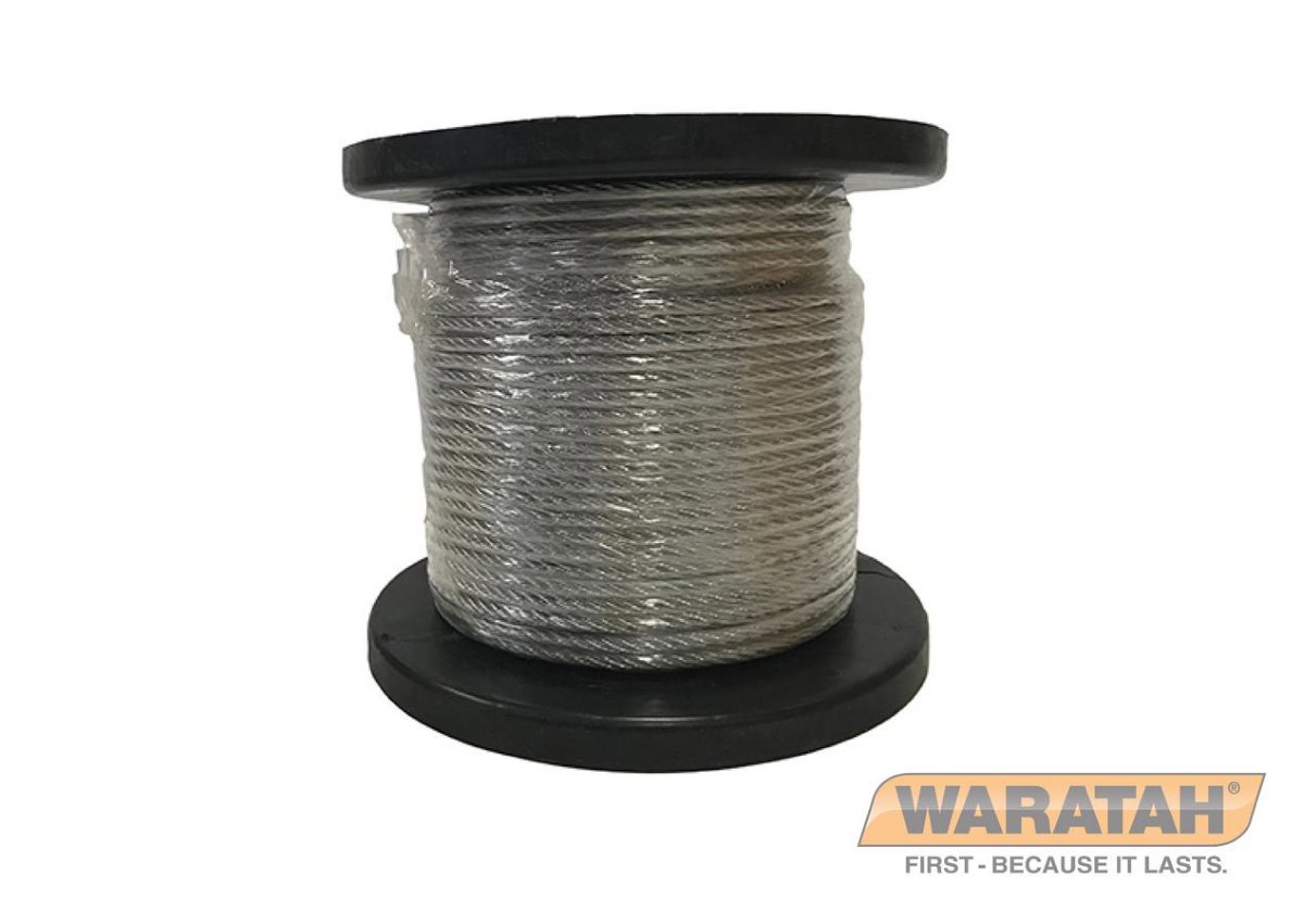 1 WAR Fencingaccessories Wire Rope 6Mm Profile